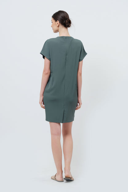 Heather Dress - Dark Green