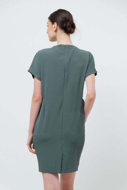 Heather Dress - Dark Green