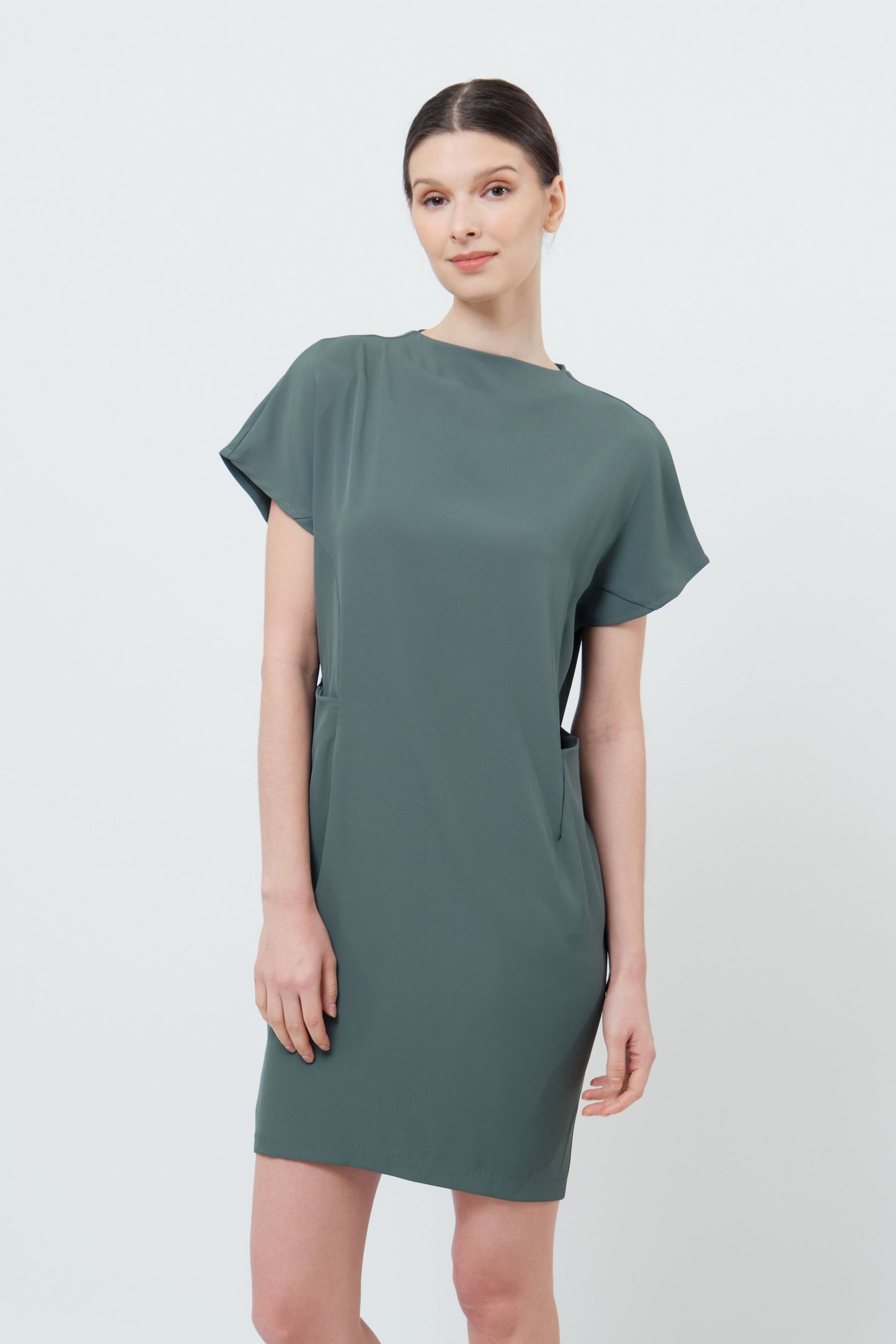 Heather Dress - Dark Green