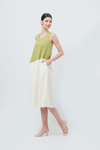 Summer Dress - Apple Green