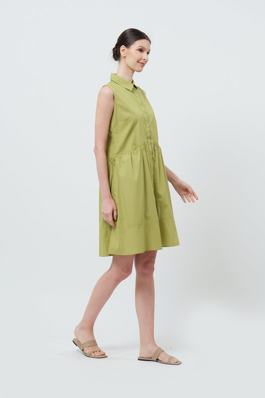 Field Dress - Apple Green