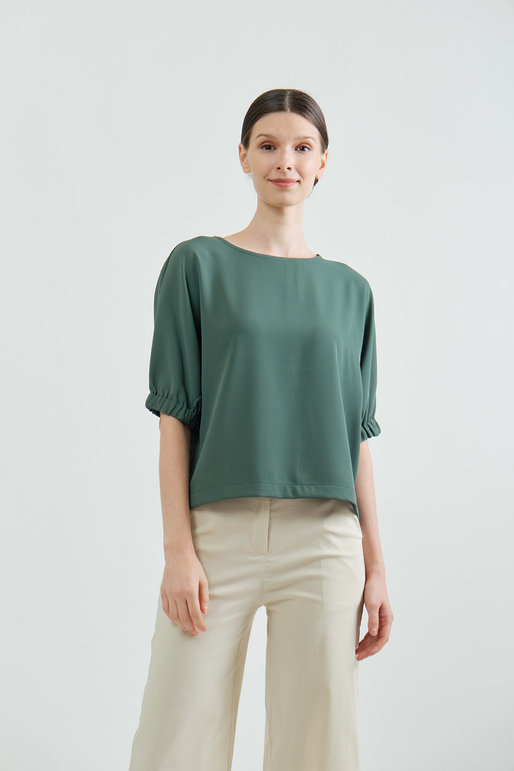 Willow Top - Dark Green