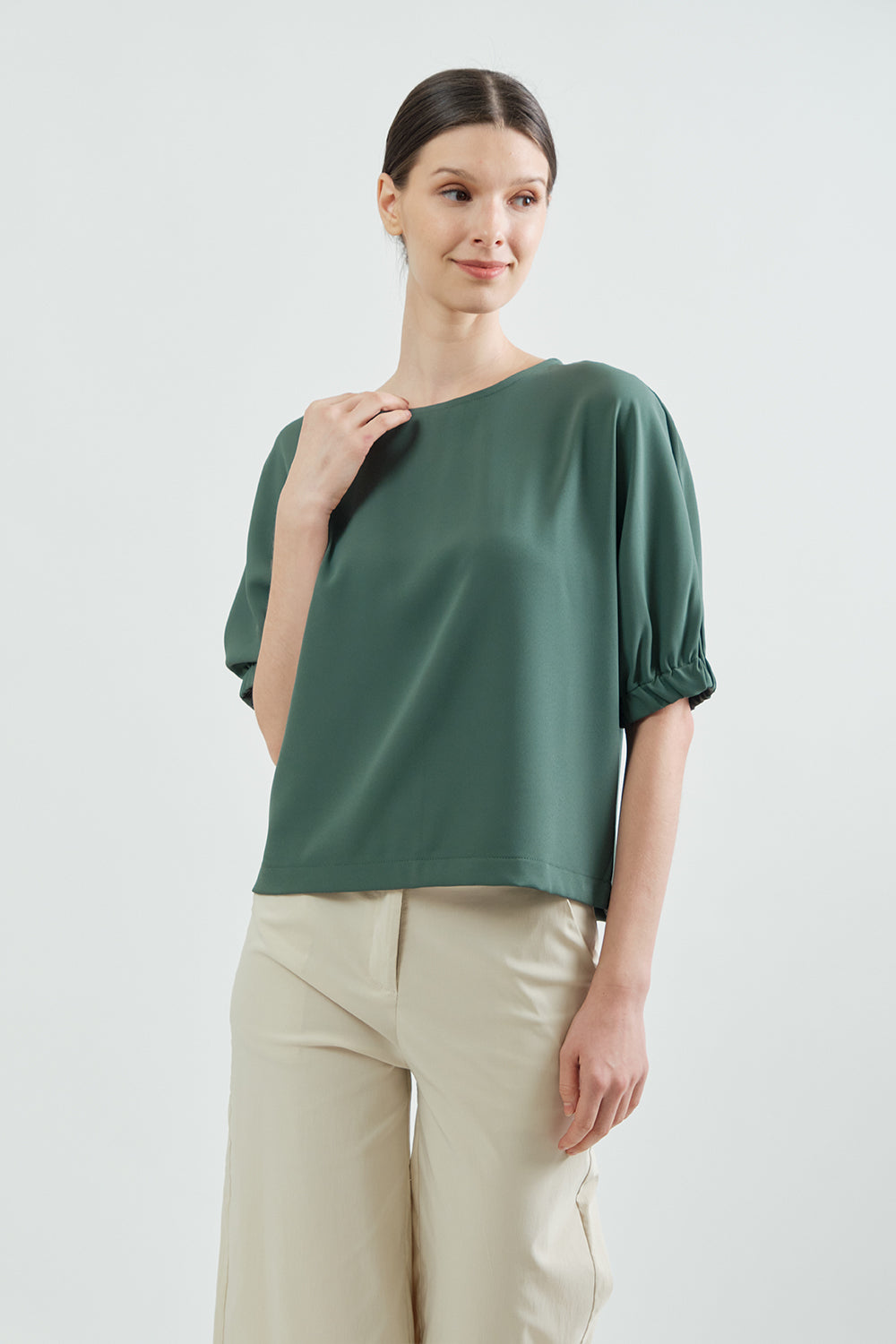 Willow Top - Dark Green