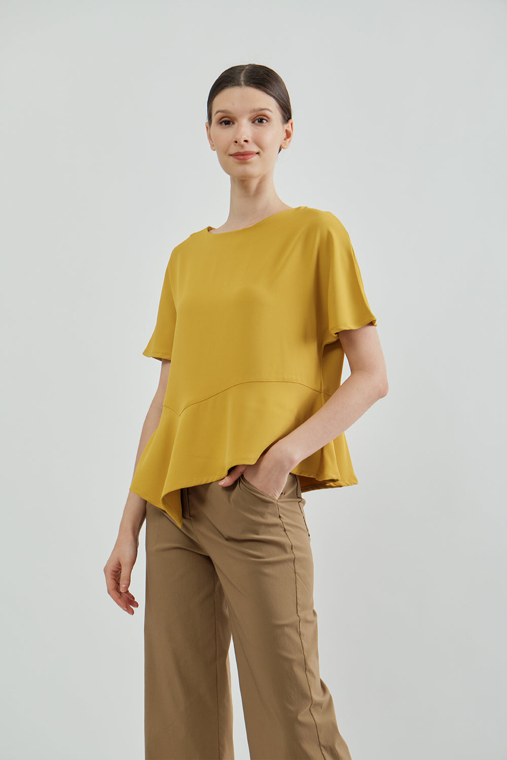 Aria Top - Mustard