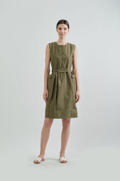 Morgan Dress - Moss